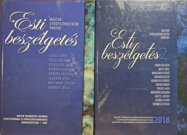 Dr. Hermecz Istv�n Tak�csn� Dr. Nov�k Krisztina - Magyar gy�gszerkutat�k k�nyvcsomag (2 k�tet) Esti besz�lget�s + Esti besz�lget�s 2