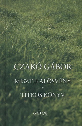 Czak� G�bor - Misztikai �sv�ny - Titkos k�nyv