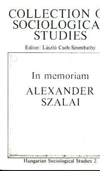 Cseh-Szombathy L�szl�  (szerk.) - Collection of sociological studies
