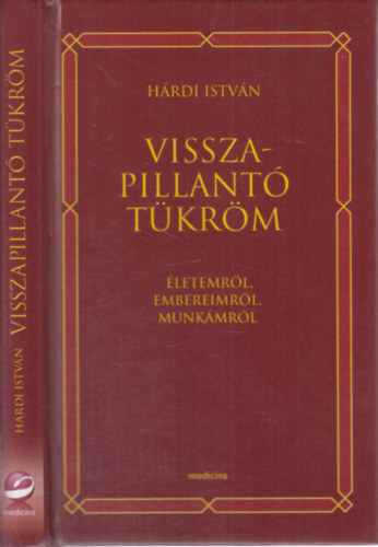 Dr. Hárdi István - Visszapillantó tükröm - Életemről, embereimről, munkámról