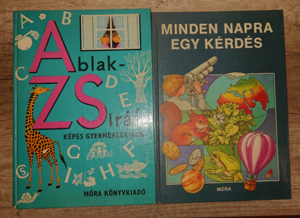 2 könyv tudáséhes gyerekeknek: Minden napra egy kérdés, Ablak-zsiráf