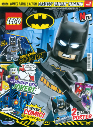 Martin Fisher, Natascha Rmer  The Lego Group (illus.) - Comics, Ratsel & Action: Das Lego Batman Magazin! Nr. 1