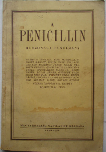 A penicillin - Huszonegy tanulmny
