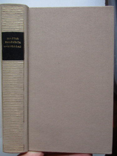 Sz�pirodalmi K�nyvkiad� - Magyar eml�k�r�k 16-18. sz�zad