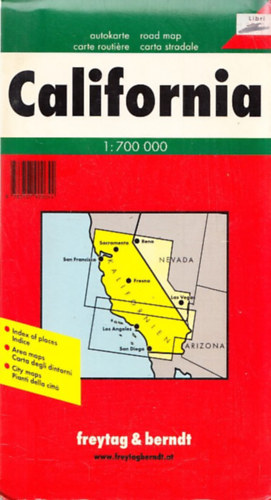 California autokarte 1:700 000
