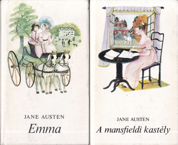 Jane Austen - 2 db Jane Austen m�: Emma + A mansfieldi kast�ly
