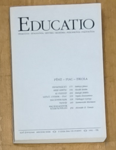 Educatio - 1992 - T�l - P�nz-piac-iskola