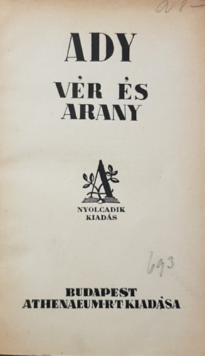 Ady Endre - Vr s arany
