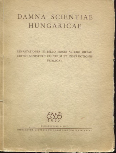 Damna scientiae Hungaricae