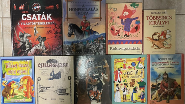 Benedek Elek - Babits Mih�ly - M�ra Ferenc - Gyurkovics Tibor - Ottlik G�za - Elwira Milewska - 14 db mesek�nyv :