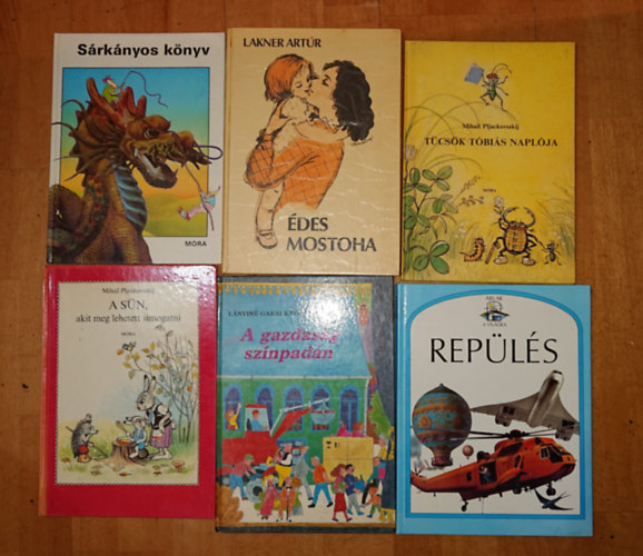 L�nyin� Garai Katalin, Lakner Art�r Mihail Pljackovszkij - 6 nagyalak� klasszikus gyerekk�nyv: S�rk�nyosk�nyv, A s�n, akit meg lehetett simogatni, A gazdas�g sz�npad�n, Rep�l�s, T�cs�k T�bi�s napl�ja, �des mostoha