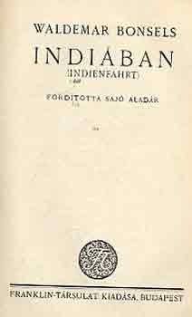 Waldemar Bonsels - Indi�ban