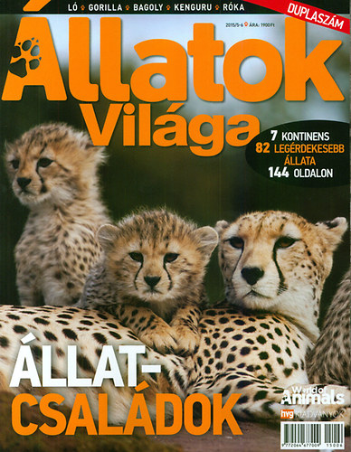 HVG - �llatok vil�ga 2015/5-6
