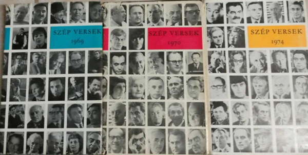 Sz�p versek - 1969 + 1970 + 1974 (h�rom k�tet egy csomagban)