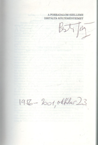 Pesti Jzsef - A vulkn peremn (Magyarorszg 1952 s 1956 kztt)- dediklt