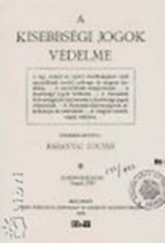 Baranyai Zoltn - A kisebbsgi jogok vdelme