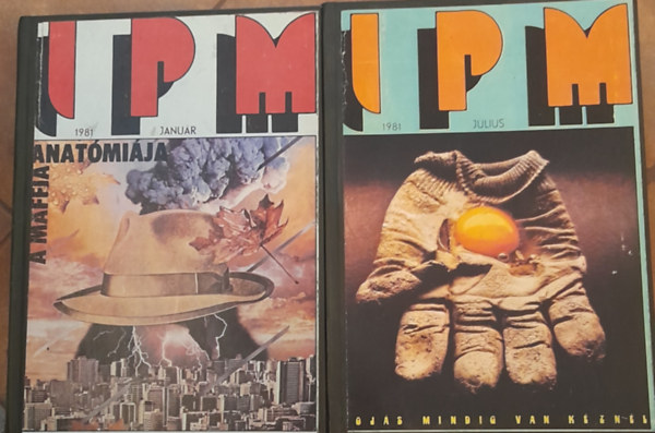 T�bb szerz� - Interpress Magazin 1981. teljes �vfolyam I-II. k�t k�tetbe k�tve