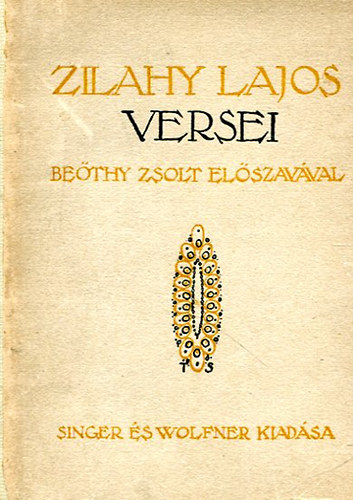 Zilahy Lajos - Zilahy Lajos versei