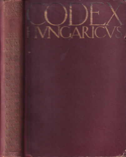 Dr. Trfi Gyula (szerk.) - 1914. vi trvnyczikkek (Corpus Juris Hungarici- Magyar trvnytr Millenniumi emlkkiads)