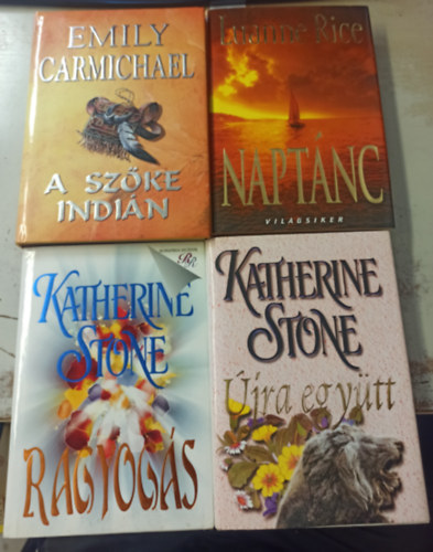 Katherine Stone, Emily Carmichael Luanne Rice - 4 db romantikus: A sz�ke indi�n +�jra egy�tt +Ragyog�s +Napt�nc