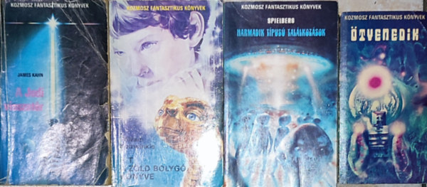 Steven Spielberg, James Kahn, William Kotzwinkle Kucka Pter  (szerk.) - 4db Kozmosz Fantasztikus Knyv - Kucka Pter (szerk.)-tvenedik; Steven Spielberg-Harmadik tpus tallkozsok; James Kahn-A Jedi visszatr; William Kotzwinkle-E. T. A zld bolyg knyve