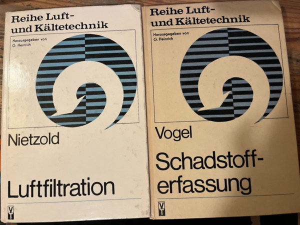Vogel Nietzold - Reihe Luft und K�ltetechnik:  Schadstoff erfassung + Luftfiltration
