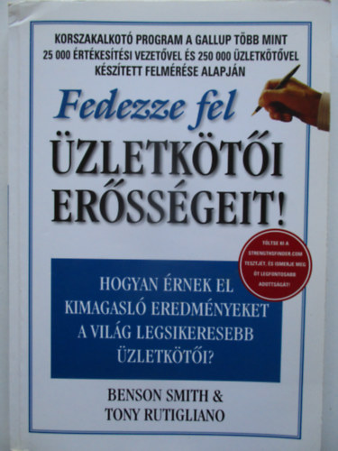 Tony Rutigliano Benson Smith - Fedezze fel �zletk�t�i er�ss�geit!