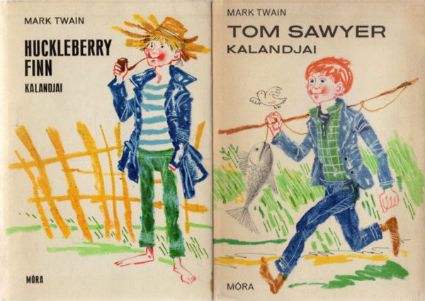 Mark Twain - Huckleberry Finn kalandjai + Tom Sawyer kalandjai (2 m�)