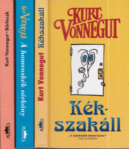 Kurt Vonnegut - 3 db. világirodalom (Kékszakáll + A hamvaskék sárkány + Börleszk)
