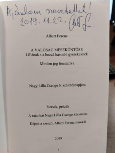 Albert Ferenc - A val�s�g mesek�nt�se