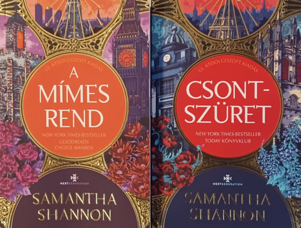 Samantha Shannon Csontsz�ret - Csontsz�ret + A M�mes Rend  �j, �tdolgozott kiad�s - K�l�nleges kiad�s (2 m�)