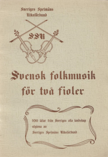 Svensk folkmusik fr tva fioler