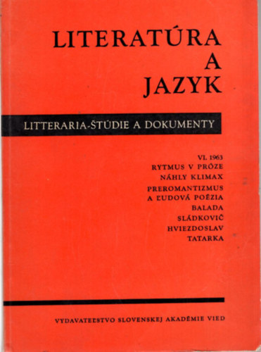 Dr. Oskár Cepan - Literatúra a Jazyk