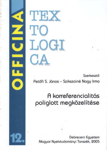 A korreferencialits poliglott megkzeltse