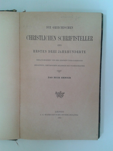 Flemming Radermacher - Die Griechischen Christlichen Schriftsteller der Ersten drei - Az els� h�rom g�r�g kereszt�ny �r� n�met nyelven