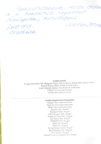 Nov�k Istv�n v�rosai - dedik�lt ( Szeged, Mak�, Szarvas )