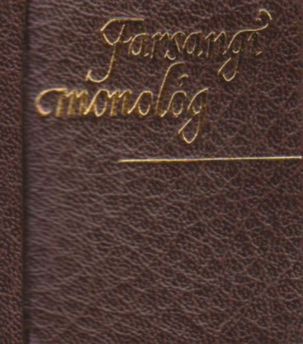 Farsangi monolg (szmozott, miniknyv)