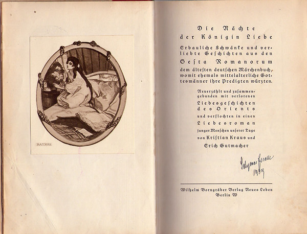 Kristian Kraus Erich Gutmacher - Die n�chte der k�nigin liebe