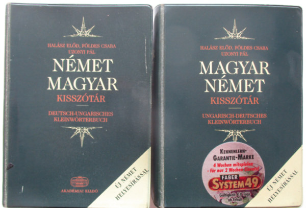 Halsz E.-Fldes Cs.-Uzonyi P. - Magyar-nmet, nmet-magyar kissztr I-II.