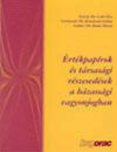 Dr. Csri va - rtkpaprok s trsasgi rszesedsek a hzassgi vagyonjogban