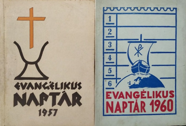 Evang�likus Napt�r 1957 + 1960 (2 k�tet)