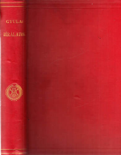 Gyulai P�l - B�r�latok 1861-1903