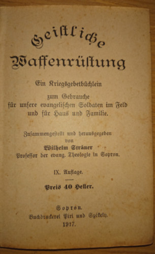 Geistlliche Waffenrüstung