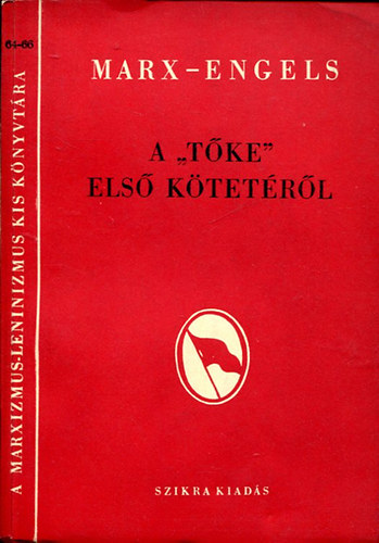 Marx-Engels - A "T�ke" els� k�tet�r�l