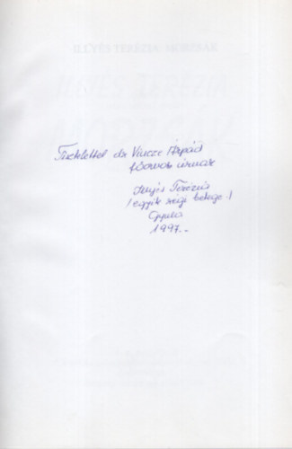 Illy�s Ter�zia - Morzs�k- dedik�lt