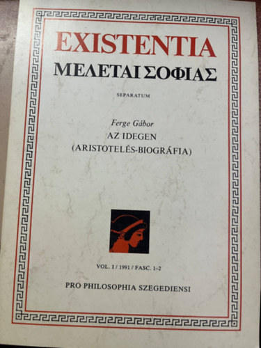 Az idegen ( Aristotelés-biográfia )