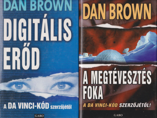 Dan Brown - Digitlis erd + A megtveszts foka (2 m)