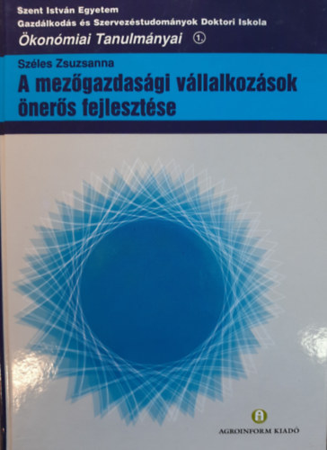 Szles Zsuzsanna - A mezgazdasgi vllalkozsok ners fejlesztse