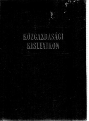 Szerkeszt:Kozlov-Pervusin - Kzgazdasgi kislexikon (Kozlov-Pervusin)