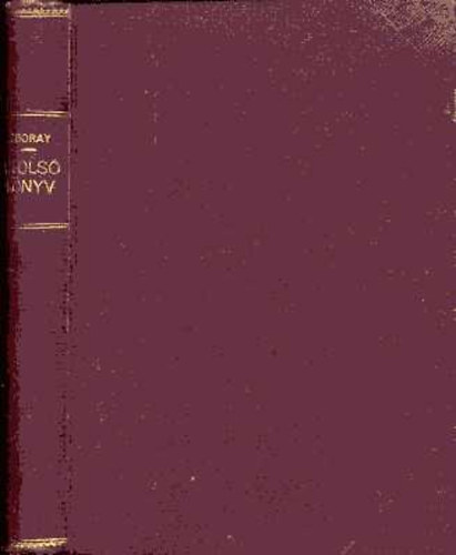 Zboray Alad�r - Utols� k�nyv